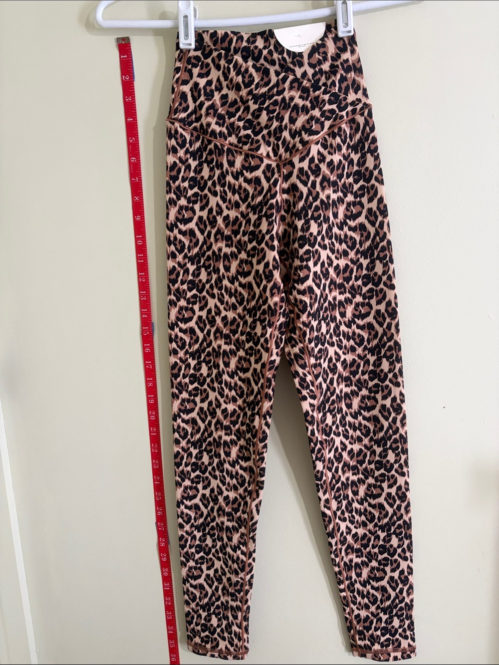 aerie Leopard Print Leggings in Brown and Black
